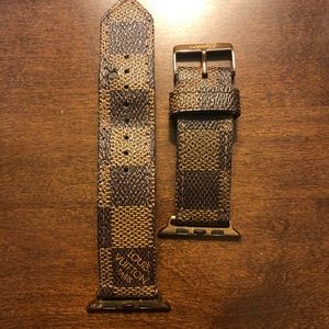 Spark*l Band LV Damier Ebene Buckle Band